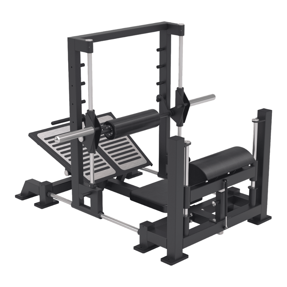 FWX-7690 3D HIP THRUST &nbsp;SISTEMA DI SPINTA a leveraggio singolo&nbsp;divergente &nbsp;CUSCINI IN SCHIUMA AD ALTA DENSIT&Agrave; con rivestimento in PU &nbsp;PESO MAX CARICABILE 400 KG